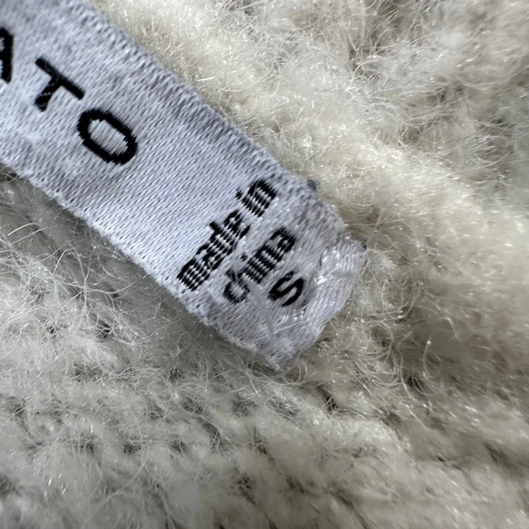 Women's Staccato White & Green Cactus Crew Neck Sweater S - Picture 5 of 10